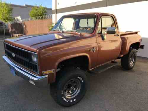 chevrolet c 10 1981 chevy stepside 4x4 cheyenne package one owner cars for sale chevrolet c 10 1981