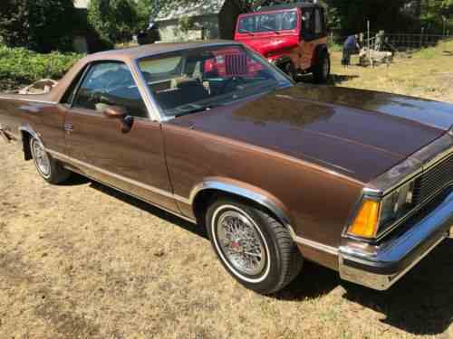 chevrolet el camino conquista 1981 this el camino has 89 014 one owner cars for sale chevrolet el camino conquista 1981