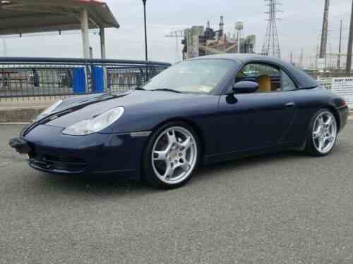 porsche 911 2000 porsche 911 carrera 4 blue convertible top one owner cars for sale porsche 911 2000