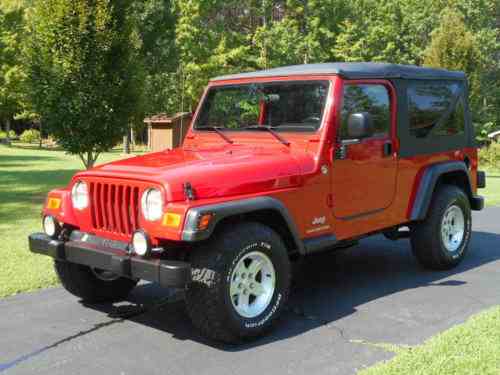 Jeep Wrangler Unlimited Sport Utility 2 Door 2005